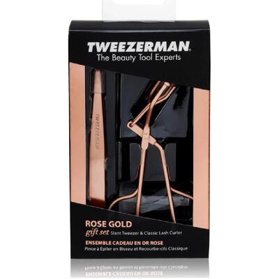 TWEEZERMAN BROW & LASH SET ROSE GOLD